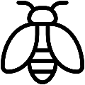 Bee Vector SVG Line Icon