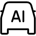 Ai Car Vector SVG Icon
