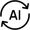Ai Cycle Vector SVG Icon