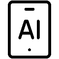 Ai Mobile Phone Vector SVG Icon