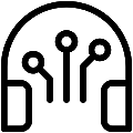 Digital Ai Assistant Vector SVG Icon