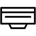 Printer Cartridge Vector SVG Line Icon