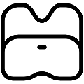 Vr Glasses Vector SVG Line Icon