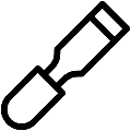 Chisel Vector SVG Line Icon