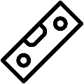 Level Ruler Vector SVG Line Icon