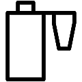 Silicone Sealant Vector SVG Line Icon
