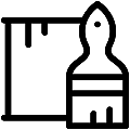 Varnish Vector SVG Line Icon