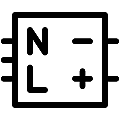 Led Driver Vector SVG Line Icon