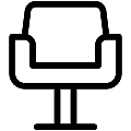 Bar Chair Vector SVG Line Icon