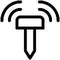 Mole Repeller Vector SVG Line Icon