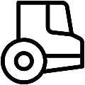 Scraper Machine Vector SVG Line Icon