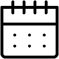 Calendar Vector SVG Line Icon