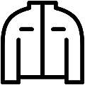 Motorcycle Jacket Vector SVG Line Icon