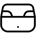 Motorcycle Top Box Vector SVG Line Icon