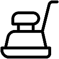 Vibratory Plate Compactor Vector SVG Line Icon