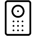 Intercom Vector SVG Line Icon