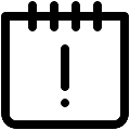 UI Calendar Exclamation Vector SVG Icon