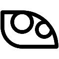 UI Car Headlight Vector SVG Line Icon