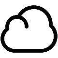 UI Cloud Vector SVG Icon