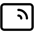 UI Contactless Card Vector SVG Icon