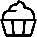 UI Dessert Vector SVG Line Icon