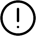 UI Exclamation Circle Vector SVG Icon