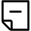 UI File Minus Vector SVG Icon