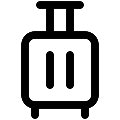 UI Luggage Vector SVG Line Icon