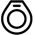 UI Magnetic Key Vector SVG Line Icon