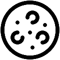 UI Pita Bread Vector SVG Line Icon