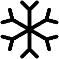 UI Snowflake Vector SVG Icon
