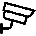 UI Surveillance Vector SVG Line Icon