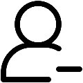 UI User Minus Vector SVG Icon