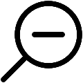 UI Zoom Out Vector SVG Icon